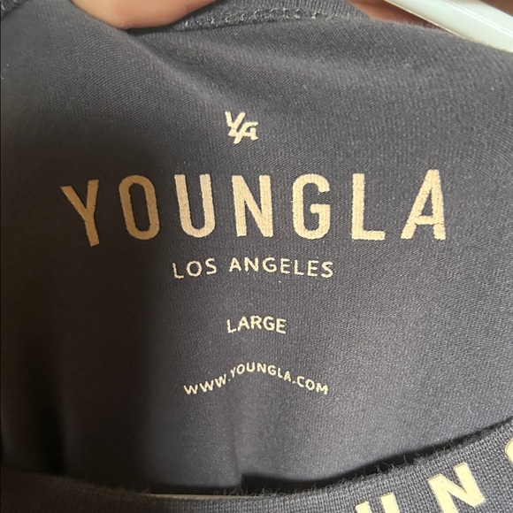 YoungLA Navy Long Sleeve Top - Picture 2 of 3